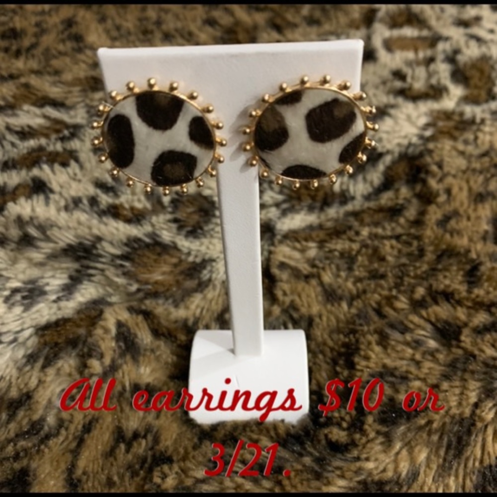 Faux Fur Earrings